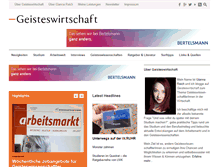 Tablet Screenshot of geisteswirtschaft.de